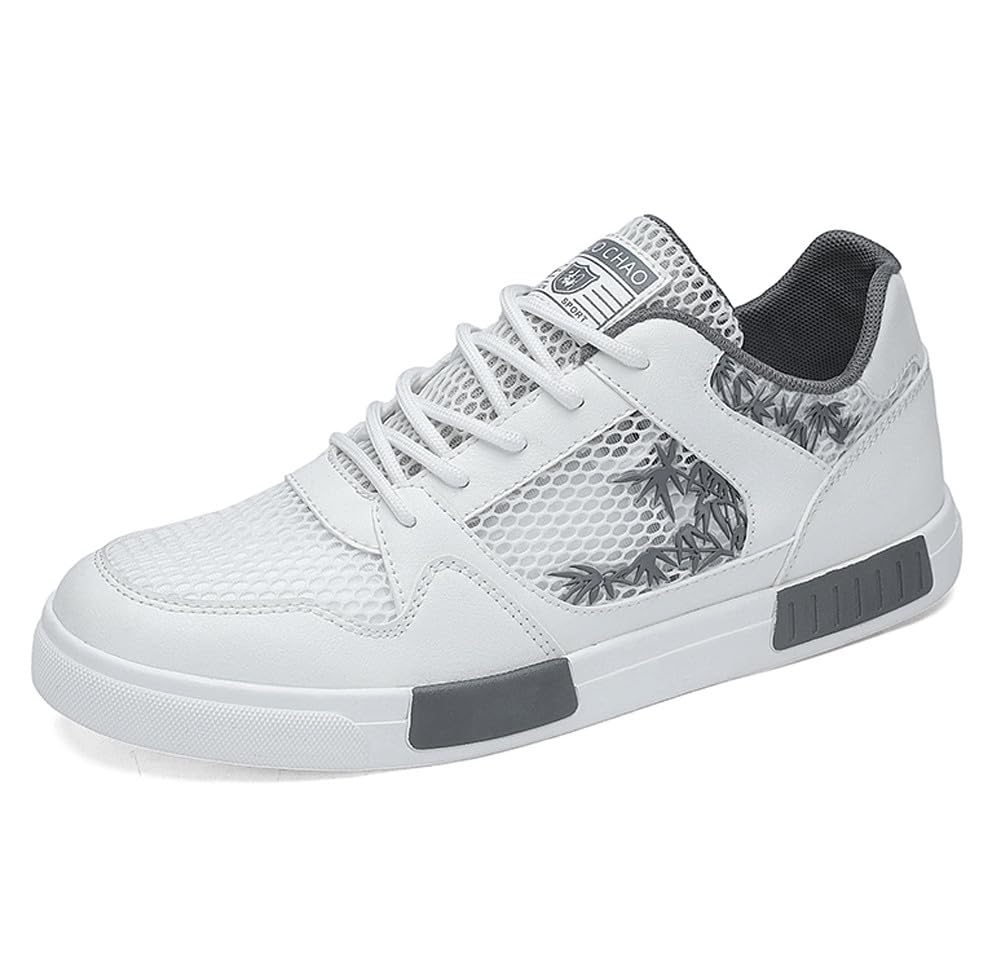 Men's Fashion High Top Chinese Style Skate Sneakers Stylish Comfortable Skateboarding Road Running Walking Shoes